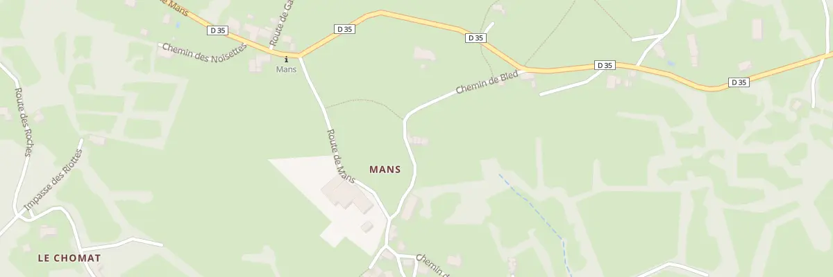 Plan du 179 Che de Bled à Roche-en-Régnier