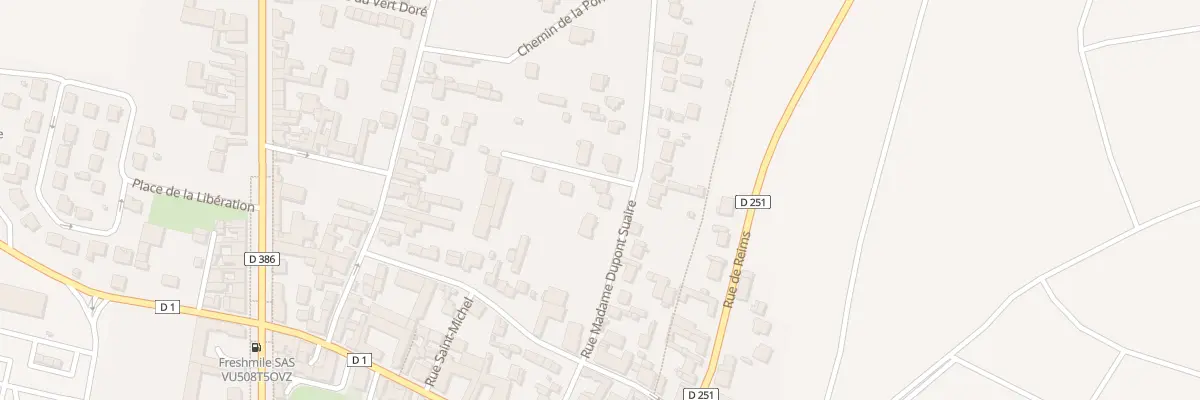Plan du 199 Rue Dupont Suaire à Dizy