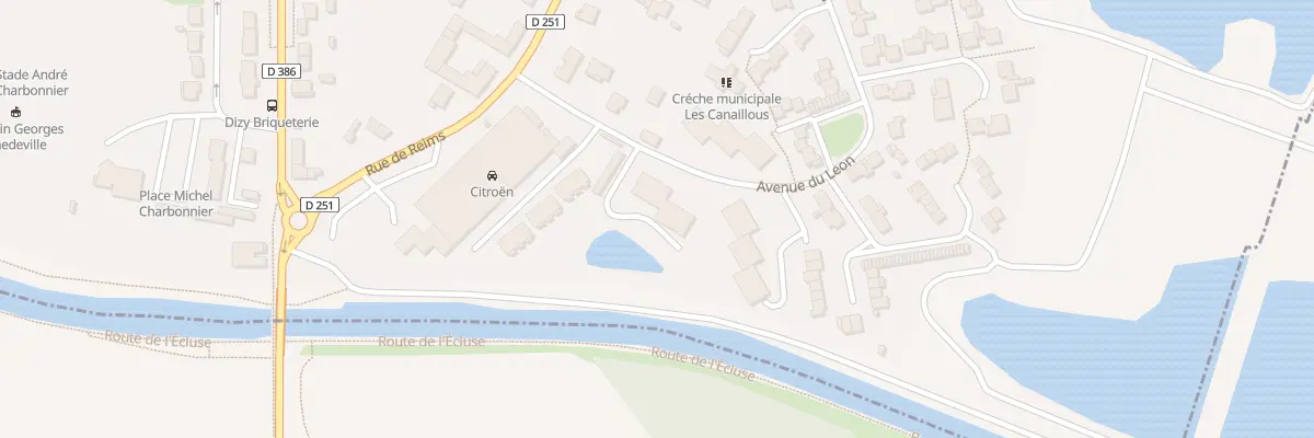 Plan du 150 Av du Leon à Dizy