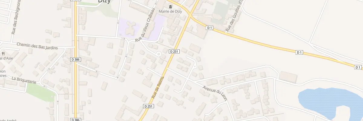 Plan du 55 All Jean de la Bruyere à Dizy