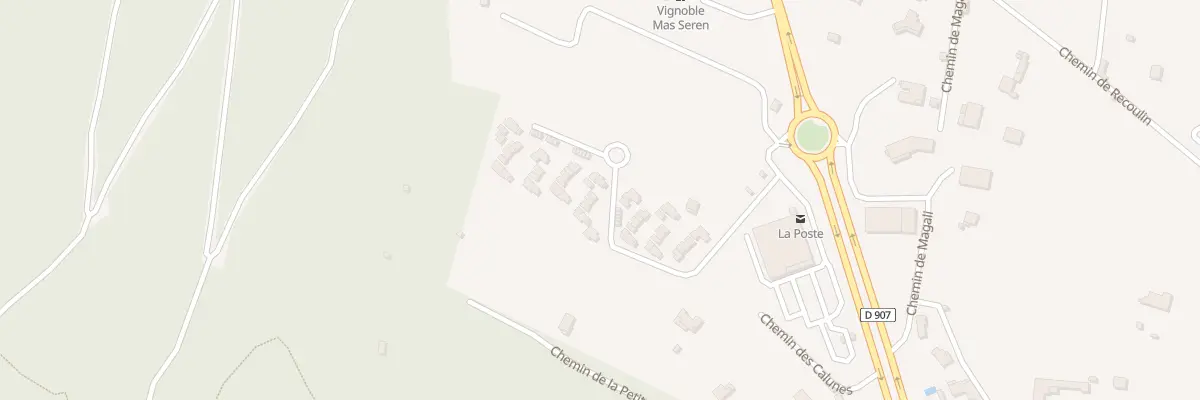 Plan du 1700 Rte de Saint Jean du Gard à Anduze