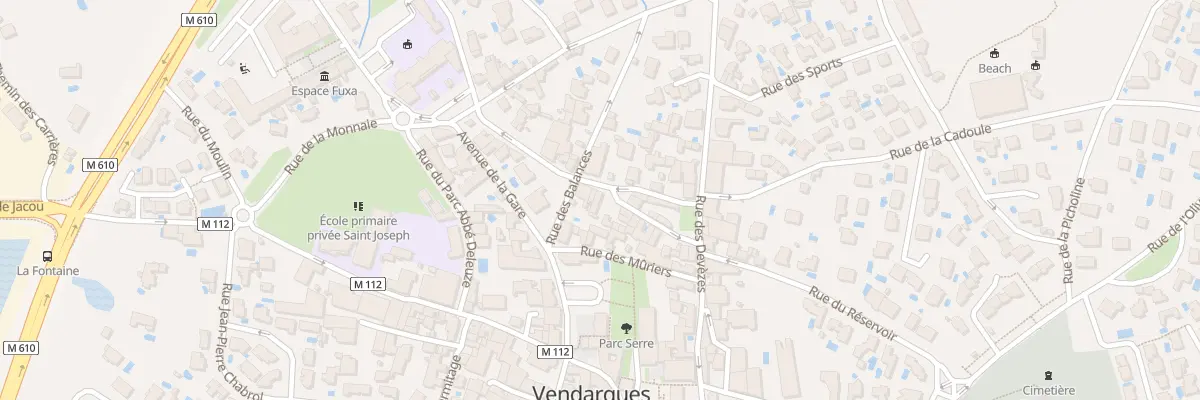 Plan du 7 Rue des Bergeries à Vendargues