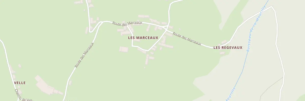 Plan du 26 Che de la Source à Villapourçon