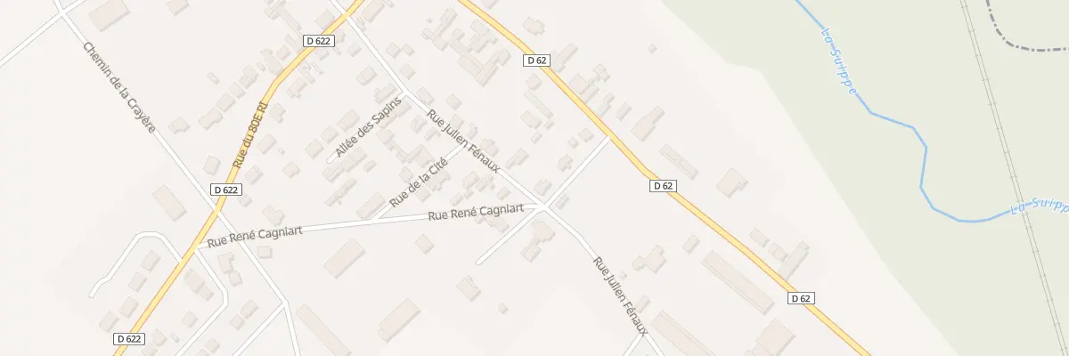 Plan du 4 Rue Rene Cagniart à Aguilcourt