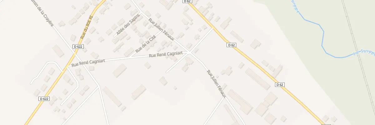 Plan du 18 Rue Julien Fenaux à Aguilcourt