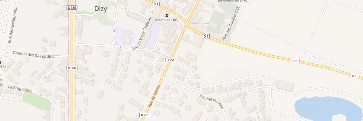 Plan du 76 All Jean de la Bruyere à Dizy