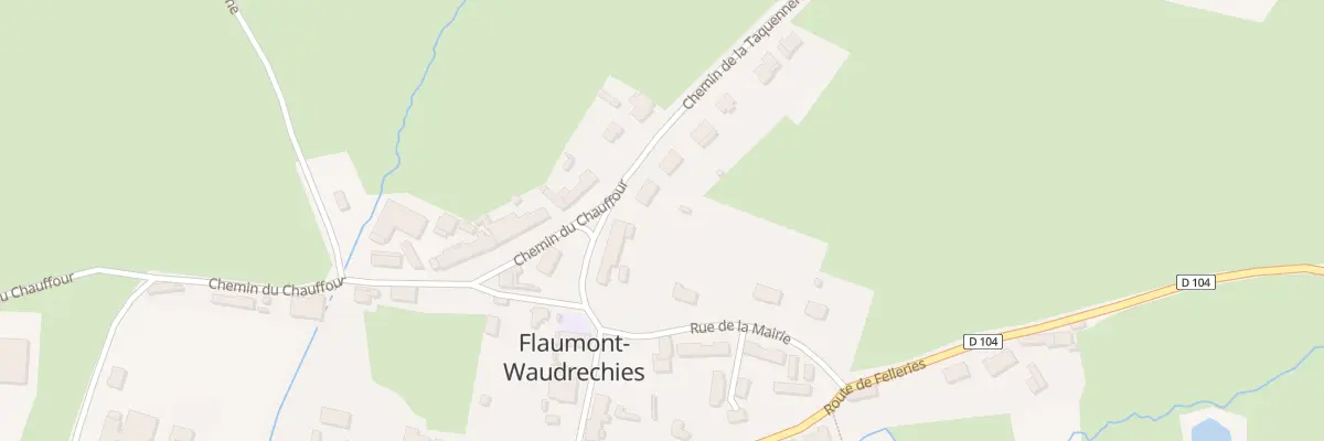 Plan du 1B Vc du Chauffour à Flaumont-Waudrechies