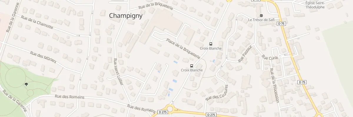Plan du 8 Imp Du Parc à Champigny