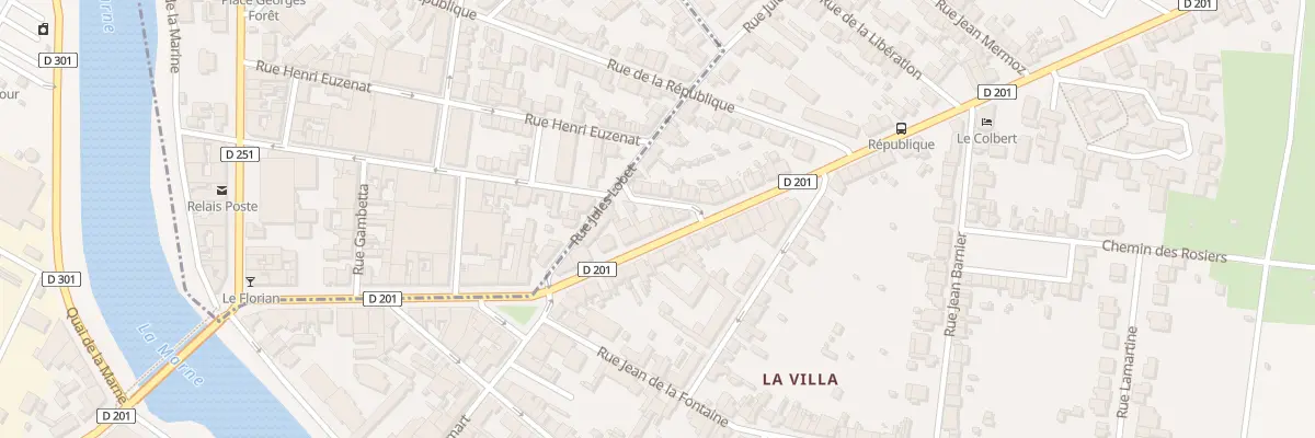 Plan du 11 Rue Edouard Vaillant à Épernay
