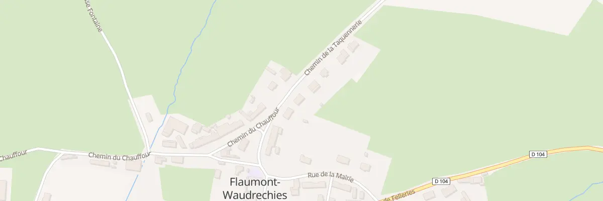 Plan du 2 Vc de la Taquennerie à Flaumont-Waudrechies