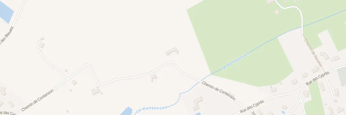 Plan du 250 Che de Contenson à Lentigny