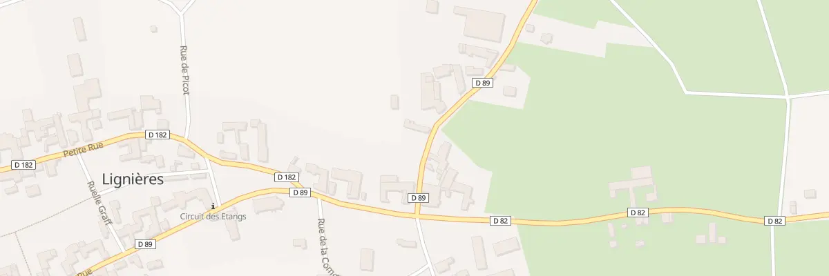 Plan du 1 Rue de Sainte Waldeburge à Lignières