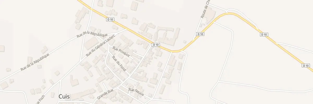Plan du 2 Rte d’Epernay à Cuis