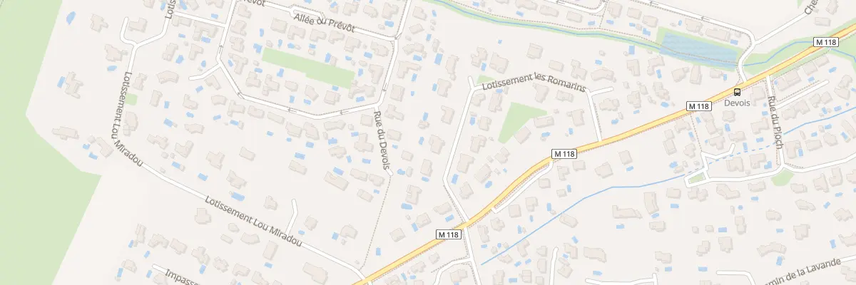 Plan du 344 Lot les Romarins à Saint-Drézéry
