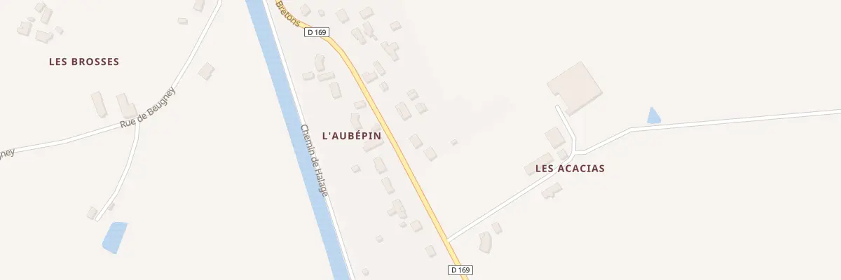 Plan du 10 Rue des Bretons à Chassenard