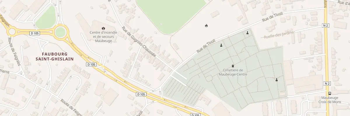 Plan du 60 Rue de Tivoli à Maubeuge