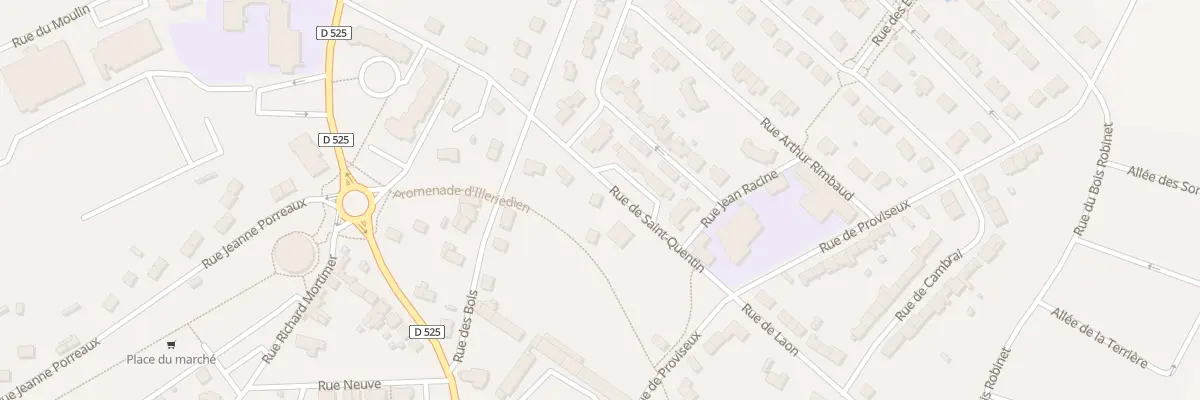 Plan du 4B Rue de Saint-Quentin à Villeneuve-sur-Aisne