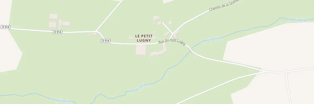 Plan du 4 Hameau du Petit Lugny à Thenailles
