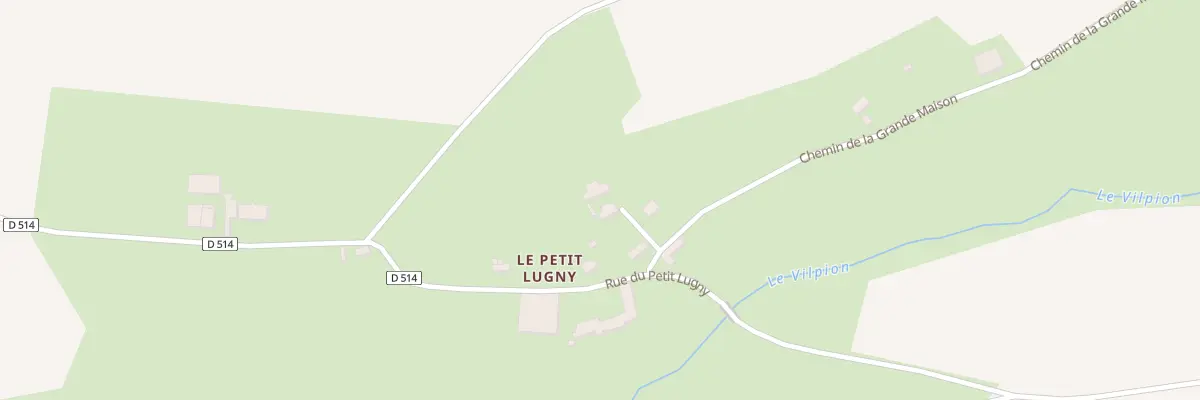 Plan du 7 Hameau du Petit Lugny à Thenailles