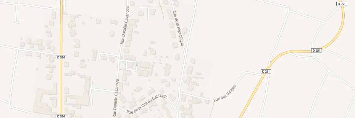 Plan du 545 Rue Dupont Suaire à Dizy