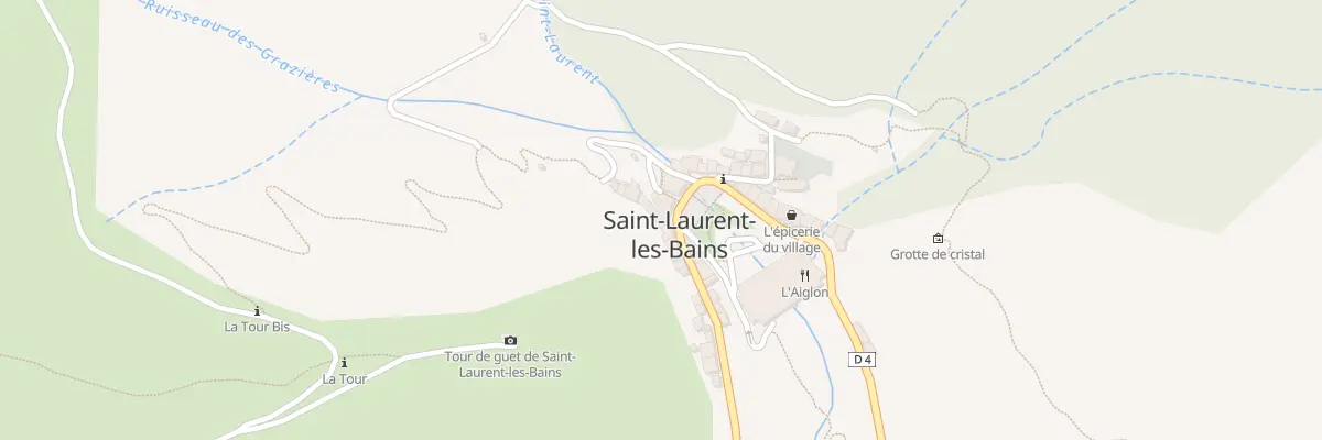 Plan du 5045 Le Village St Laurent à Saint-Laurent-les-Bains-Laval-d’Aurelle