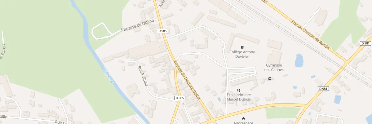 Plan du 22 Av du Doc Dollet à Luzy