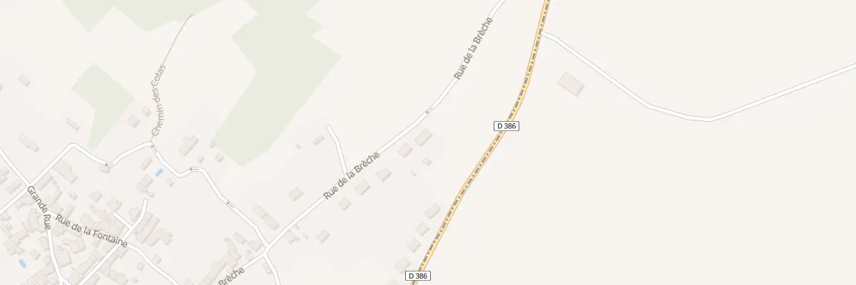 Plan du 5001 Rue de la Brèche à Coutarnoux