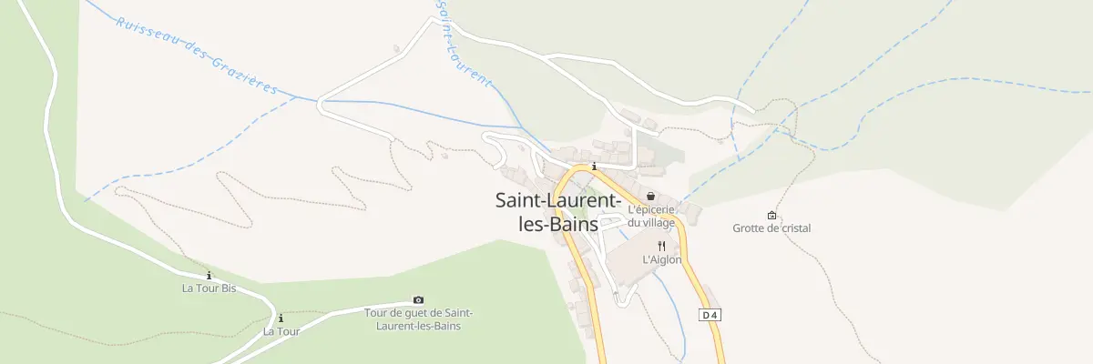 Plan du 5040 Le Village à Saint-Laurent-les-Bains-Laval-d’Aurelle
