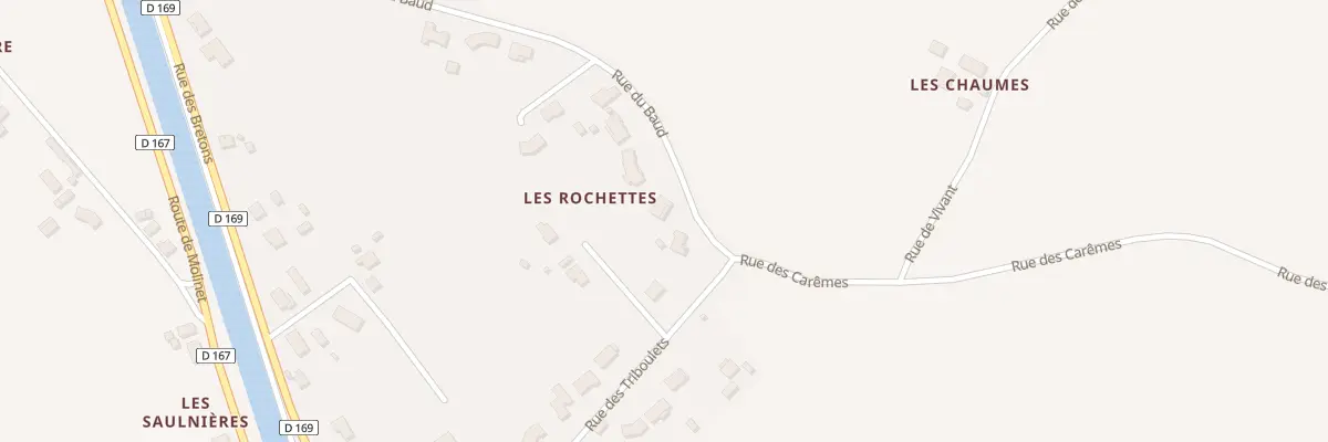 Plan du 12 Rue du Baud à Chassenard