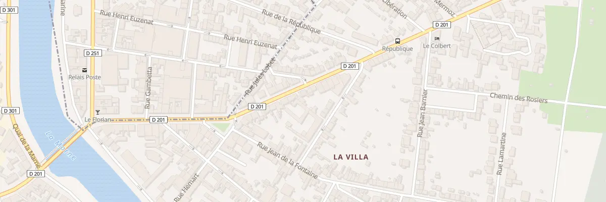 Plan du 16B Rue Edouard Vaillant à Épernay