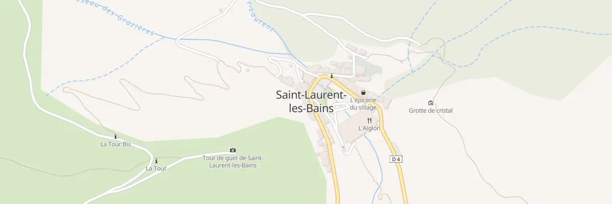 Plan du 5046 Le Village à Saint-Laurent-les-Bains-Laval-d’Aurelle