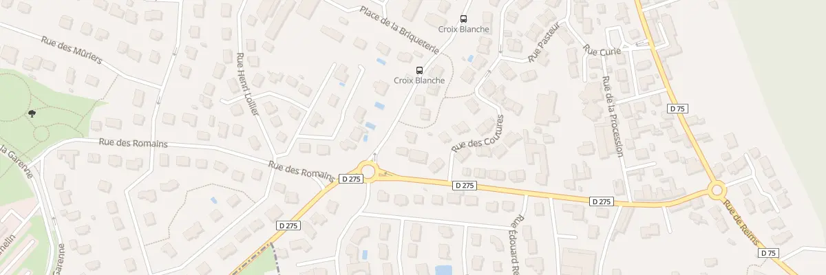 Plan du 12 Rue De La Croix Blanche à Champigny