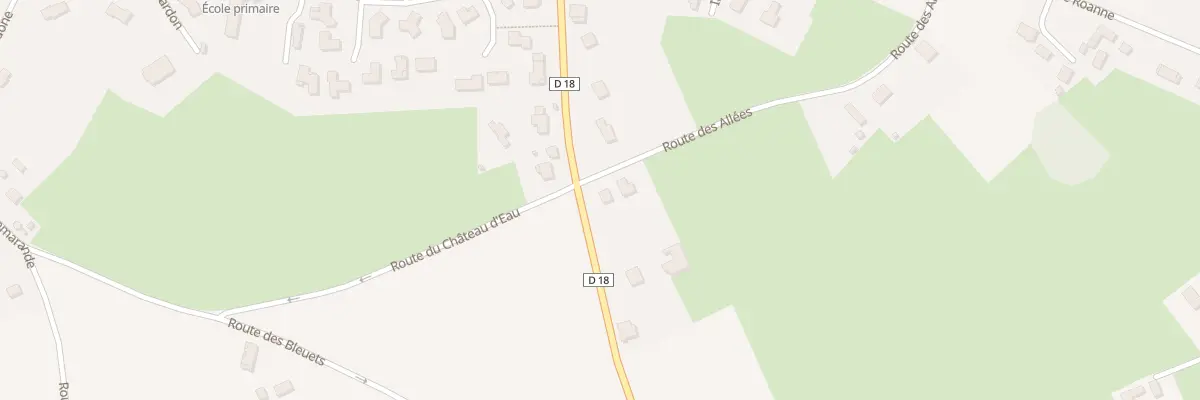 Plan du 301 Rue Croix St Claude à Saint-Germain-Lespinasse