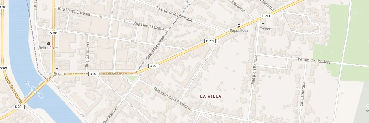 Plan du 18 Rue Edouard Vaillant à Épernay