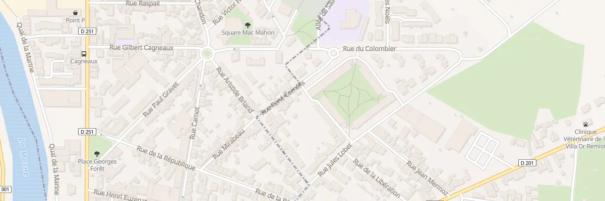 Plan du 14 Rue René Cornélis à Épernay