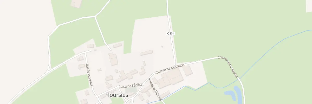 Plan du 5 Pl de l’Eglise à Floursies
