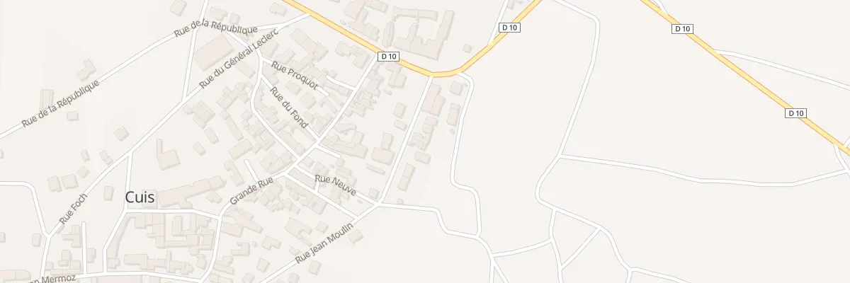 Plan du 7 Rue Jean Moulin à Cuis