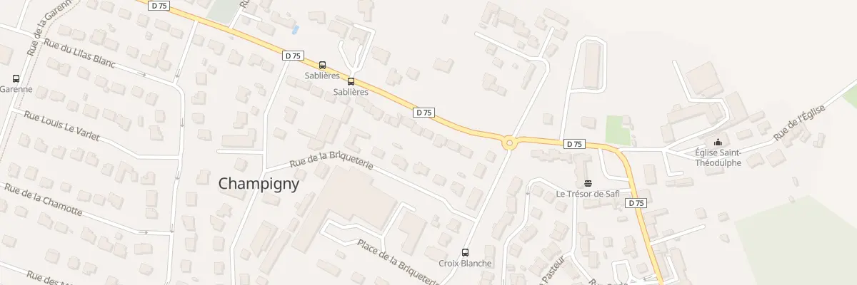 Plan du 17 Rue Des Sablieres à Champigny
