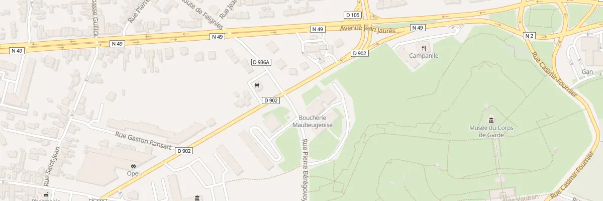 Plan du 1 Imm le Danemark Porte de B à Maubeuge