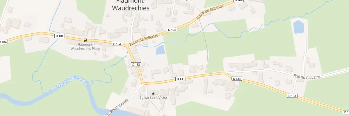 Plan du 5 Rte de Sémeries à Flaumont-Waudrechies