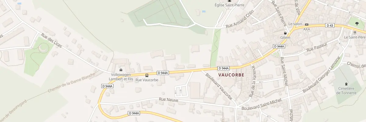 Plan du 56B Rue Vaucorbe à Tonnerre