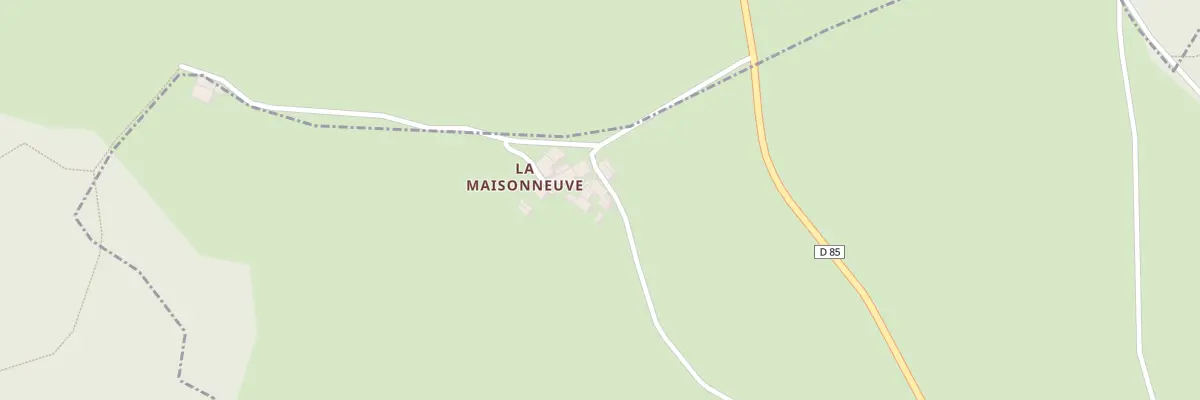 Plan du 170 Che de la Maisonneuve à La Chapelle-en-Lafaye