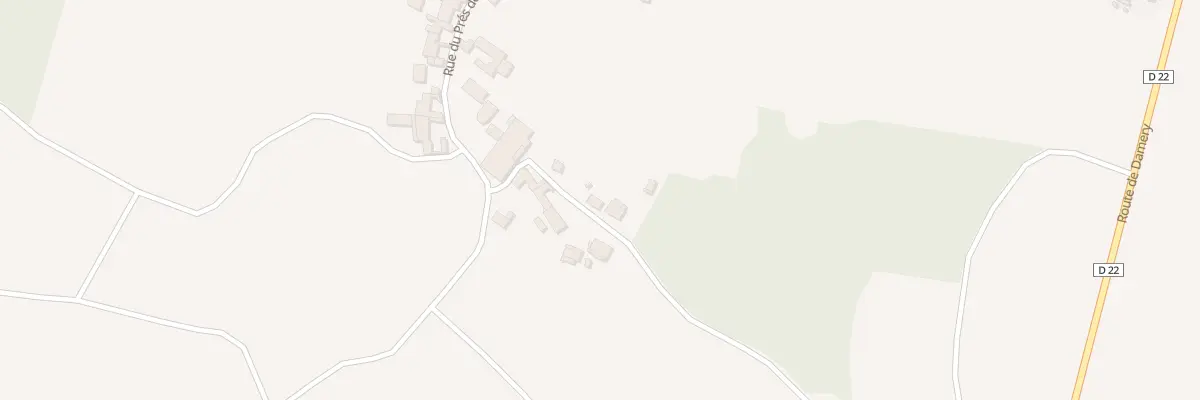 Plan du 28B Rue du Pre des Bourgs à Sermiers