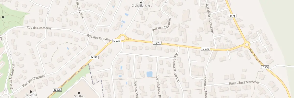Plan du 10 Rue E Tezenas du Montcel à Champigny