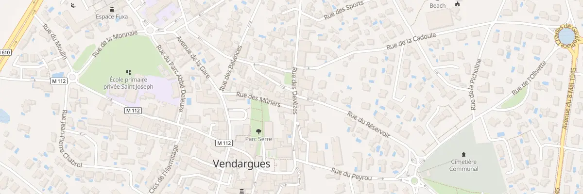 Plan du 1 Rue des Bergeries à Vendargues