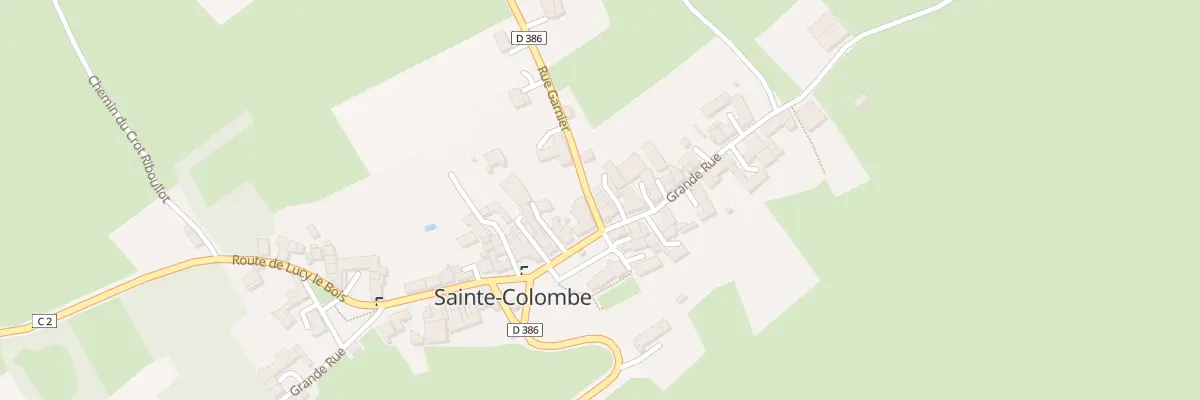 Plan du 2 Rue Garnier à Sainte-Colombe
