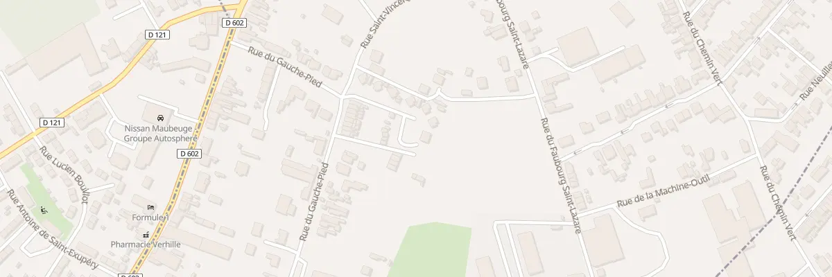 Plan du 41B Rue du Gauche Pied à Maubeuge