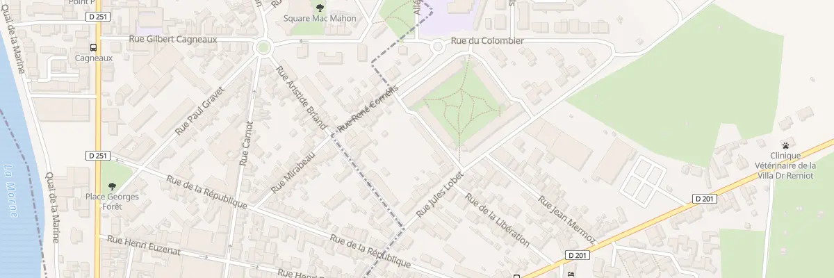 Plan du 33 Rue Jules Lobet à Épernay