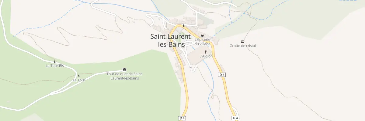 Plan du 5056 Le Village à Saint-Laurent-les-Bains-Laval-d’Aurelle