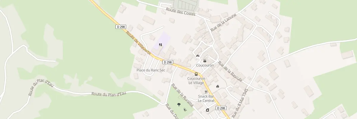 Plan du 5248 Le Village à Coucouron